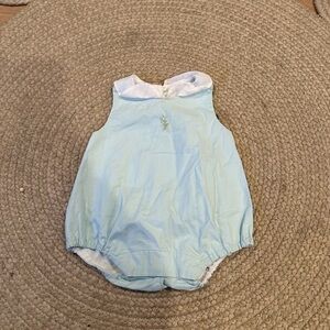 Isabel Garreton blue Peter Pan bubble romper baby girl 6m
